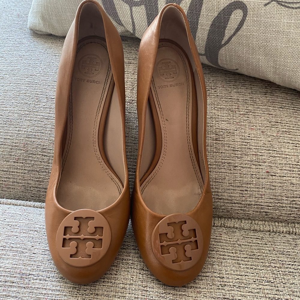 Brown Tory Burch Pumps